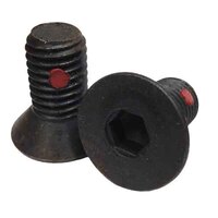 FSCS141NPL 1/4"-20 X 1" Flat Socket Cap Screw, w/Nylon Pellet, Coarse, Alloy, Black Oxide