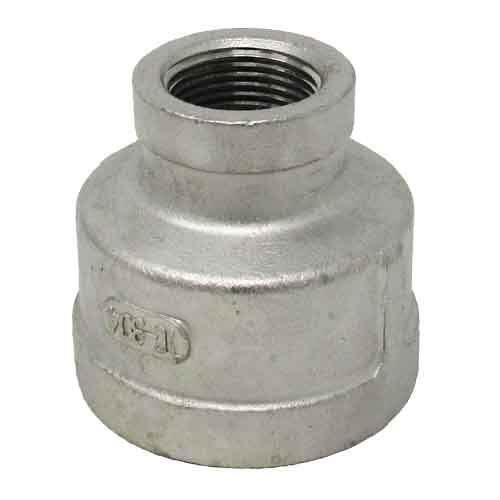 REDCPL134S304 1" X 3/4" Reducing Coupling, 150#, Threaded, T304 Stainless