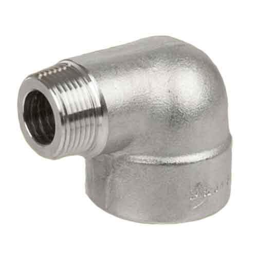 90STEL1FT3S316 1" 90 Deg. Street Elbow, Forged, Threaded, Class 3000, T316/316L Stainless