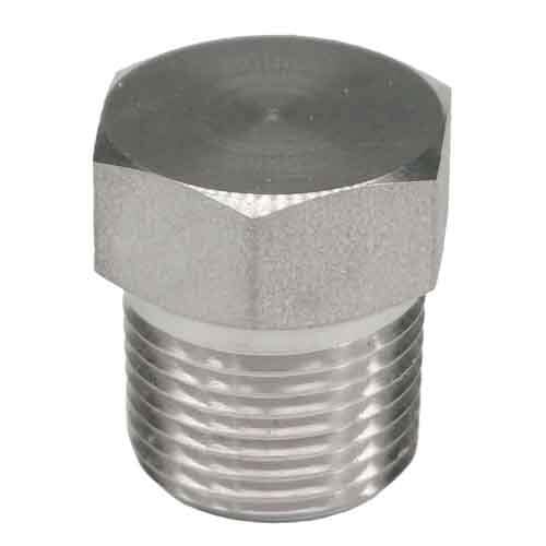HHP14FT3S316 1/4" Hex Head Plug, Forged, Threaded, Class 3000, T316/316L Stainless