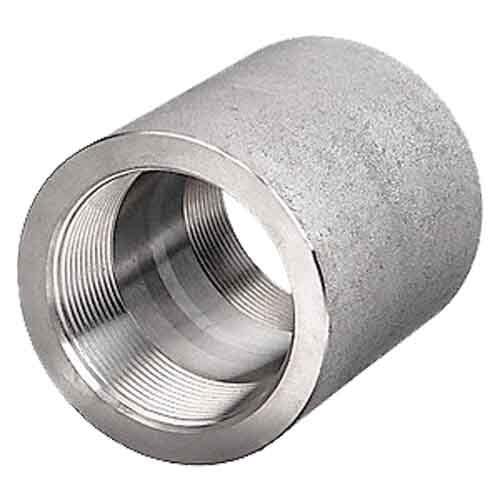 REDCP1141FT3S316 1-1/4" x 1" Reducing Coupling, Forged, Threaded, Class 3000, T316/316L Stainless