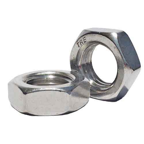 HJN34S316 3/4"-10 Hex Jam Nut, Coarse, 316 Stainless