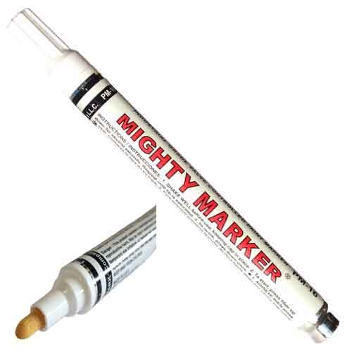 MMPM16W White Mighty Marker, PM16, Paint Marker