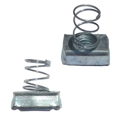 SN38 3/8"-16 Spring Nut (for Channel), Regular, Zinc