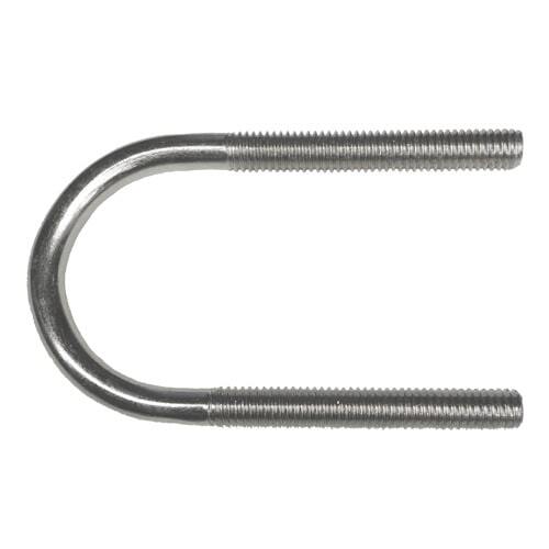 137UB1434S 1/4"-20 X 3/4" Pipe Size, U-Bolt, Fig. 137 (Long Tangent), 18-8 Stainless
