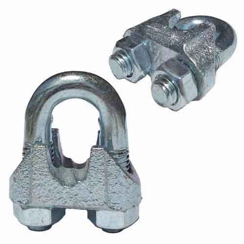 WRC12F 1/2" Wire Rope Clip, Forged, Zinc