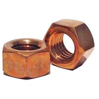 1/2"-13  Finished Hex Nut, Coarse, Silicon Bronze