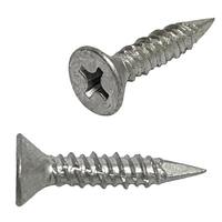 1/4" x 1-3/4" Concrete Screw Anchor, Flat Head, Phillips, 410 Stainless