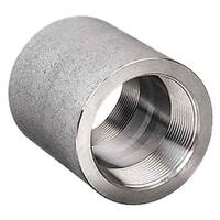 CPL12FT3S316 1/2" Coupling, Forged, Threaded, Class 3000, T316/316L Stainless