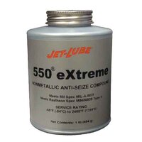 Jet Lube 550 Extreme, Non-Metallic Anti-Seize Compound, 1 Lb.Brush Top Can (47104)