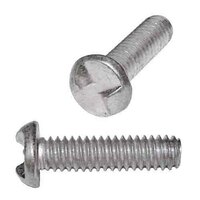 OWMS14112S 1/4"-20 X 1-1/2" Round Head, One-Way Slotted, Machine Screw, 18-8 Stainless