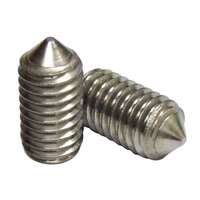 #10-24 x 1/4" Socket Set Screw, Cone Point, Coarse, 18-8 Stainless