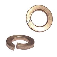 SLW14SB 1/4" Regular Split Lock Washer, Silicon Bronze