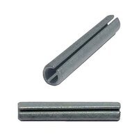 1/4" X 1-1/2" Slotted Spring Pin, Carbon Steel, Zinc