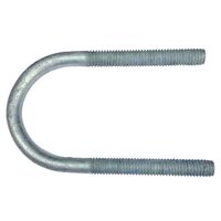 1/2"-13 X 2-1/2" Pipe Size, U-Bolt, Fig.137 (Long Tangent), Carbon Steel, HDG